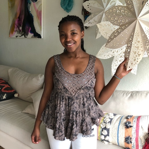 Free People sleeveless shirt size M - Picture 1 of 2